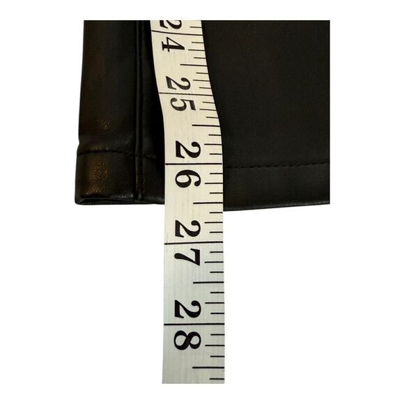 Joe's Jeans Women's Black Faux Leather Mid-Rise Bootcut Pants Size 4 (26)‎ NWOT - Picture 7 of 7